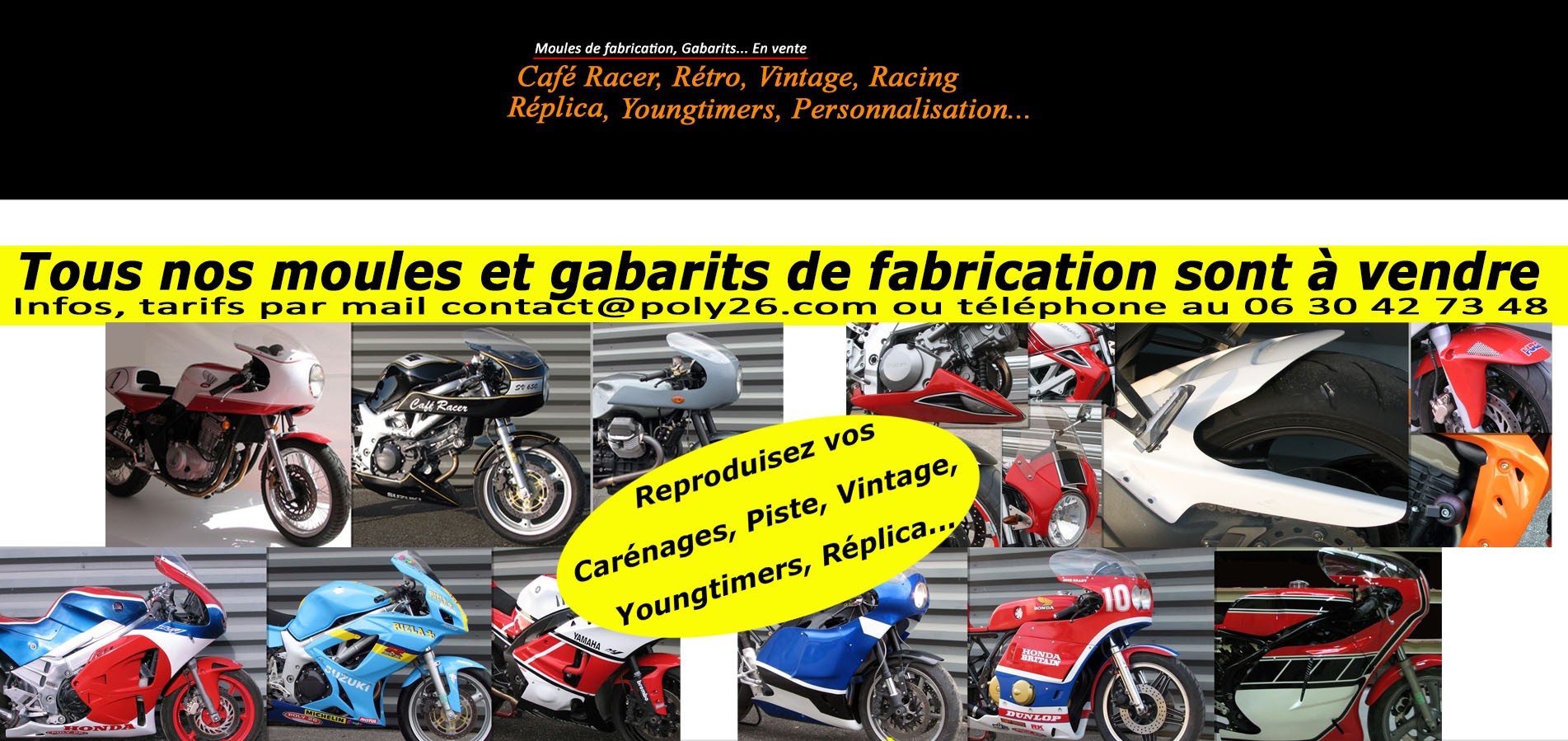 Tous nos moules et gabarits de fabrication Poly26 sont à vendre - All our manufacturing molds and templates Poly26 are for sale